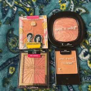 wet n wild cosmetics blush & highlighter bundle